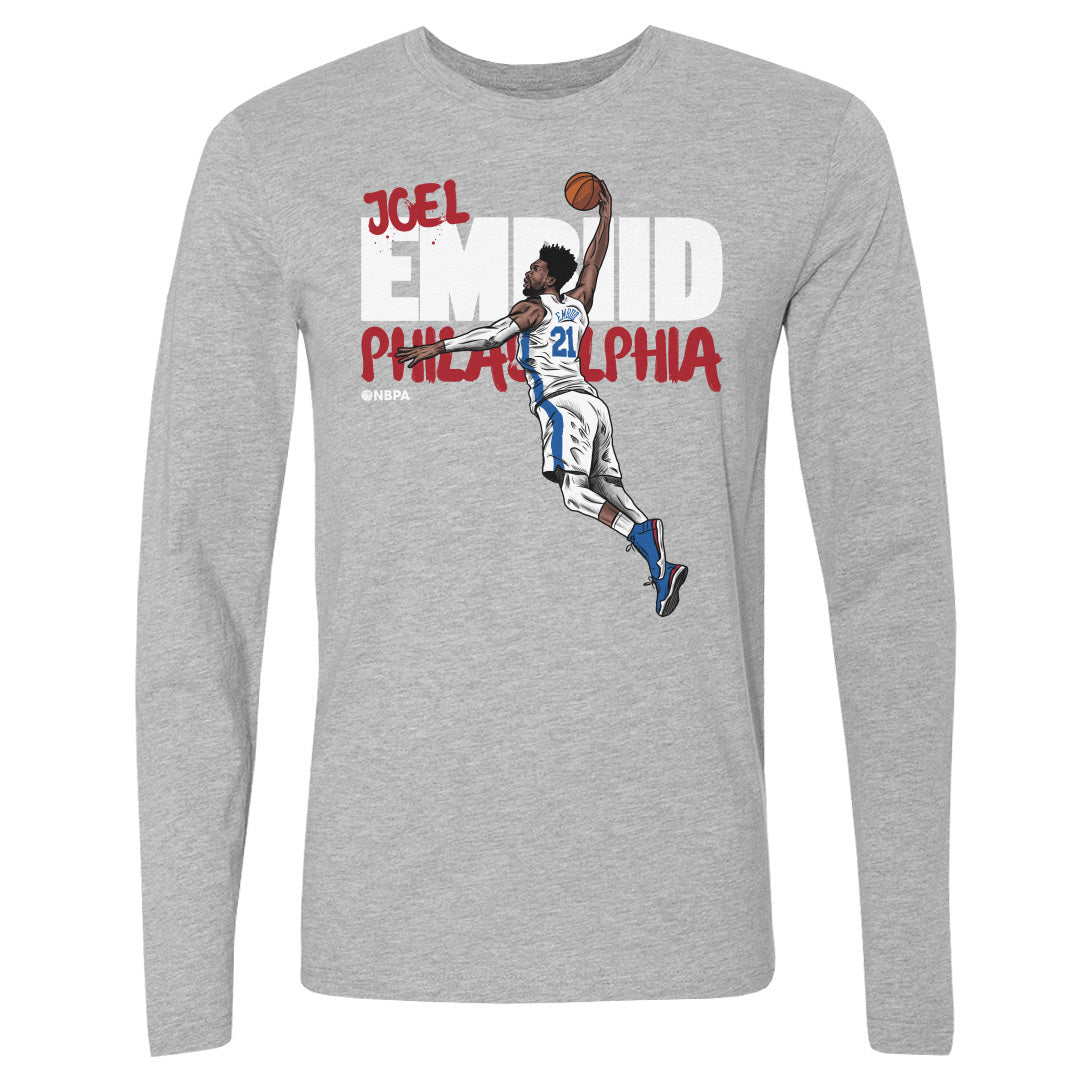 Joel Embiid Men's Long Sleeve T-Shirt | 500 LEVEL