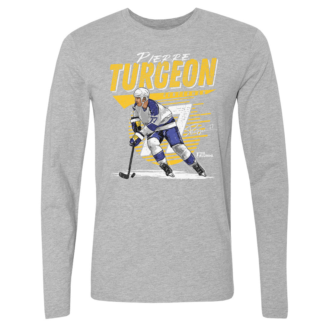 Pierre Turgeon Men's Long Sleeve T-Shirt | 500 LEVEL