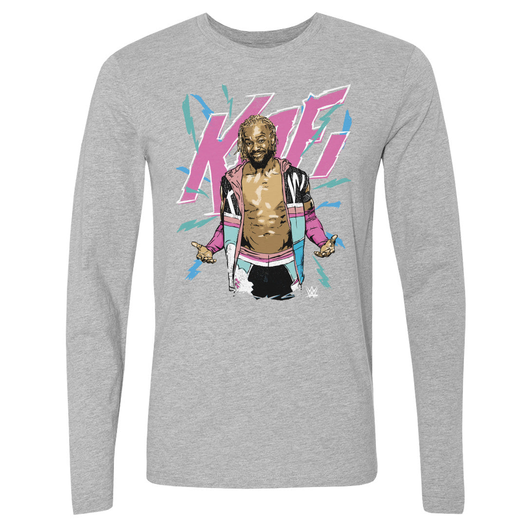 Kofi Kingston Men's Long Sleeve T-Shirt | 500 LEVEL