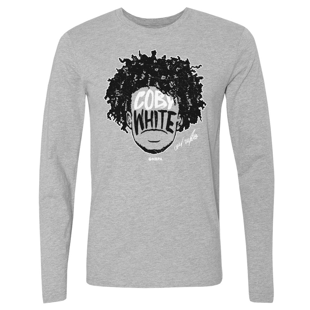 Coby White Men's Long Sleeve T-Shirt | 500 LEVEL