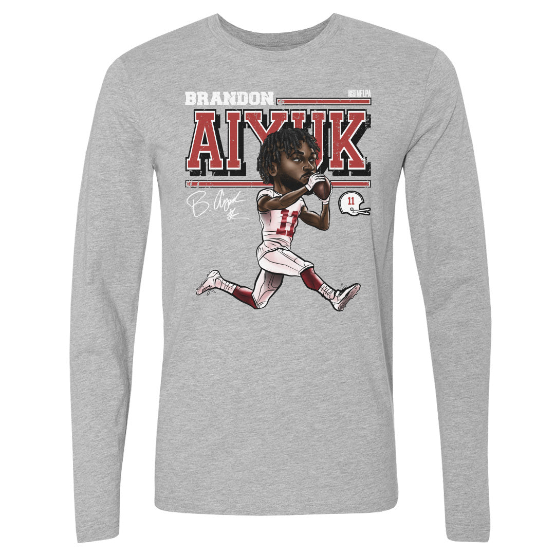 Brandon Aiyuk Men's Long Sleeve T-Shirt | 500 LEVEL