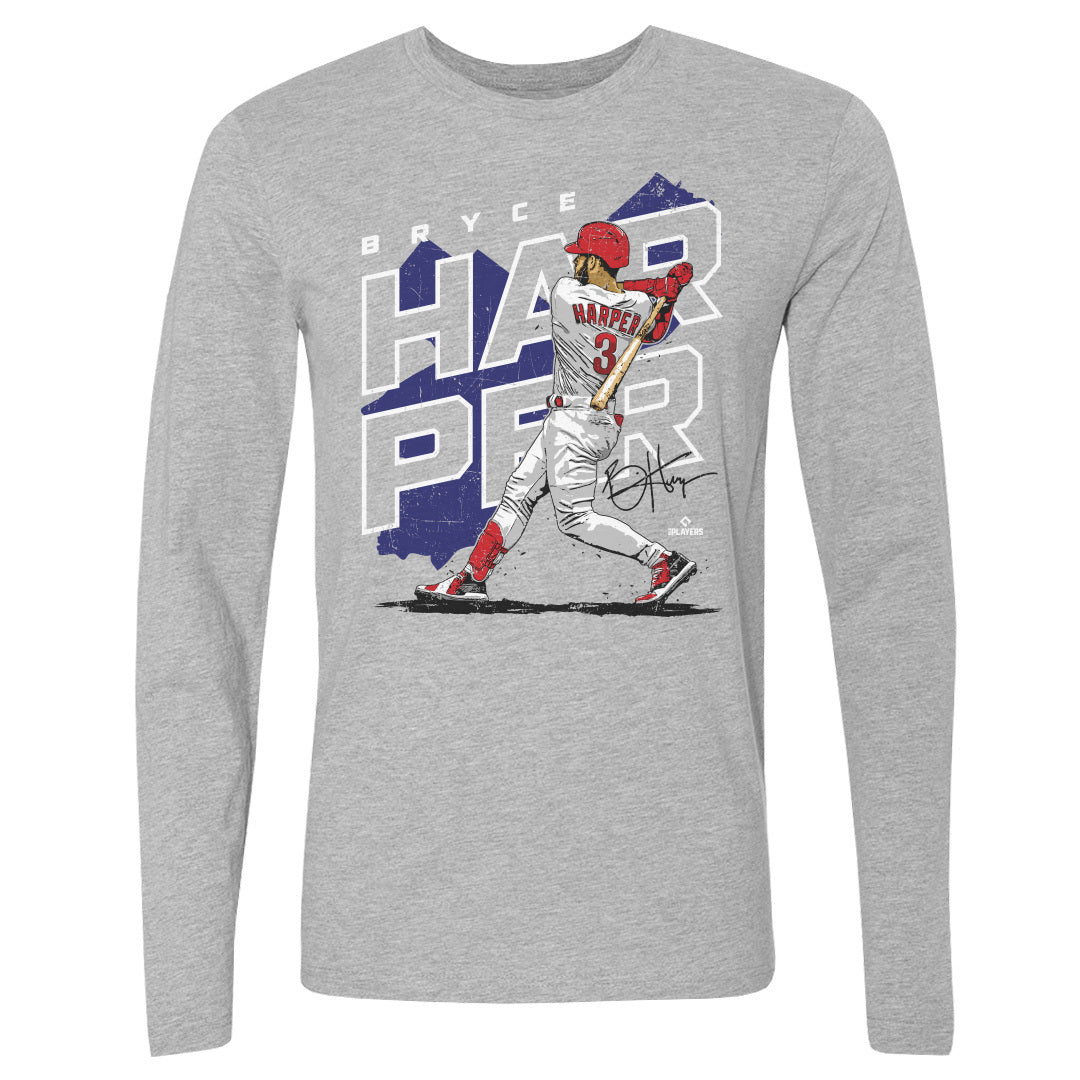 Bryce Harper Men's Long Sleeve T-Shirt | 500 LEVEL