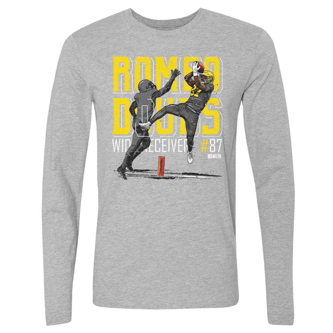 Romeo Doubs Men's Long Sleeve T-Shirt | 500 LEVEL