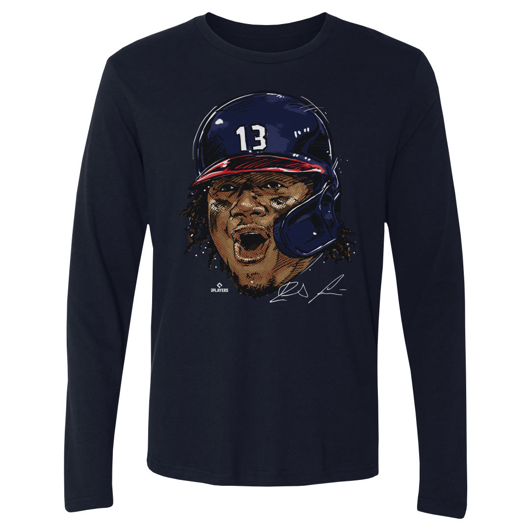 Ronald Acuna Jr. Men's Long Sleeve T-Shirt | 500 LEVEL
