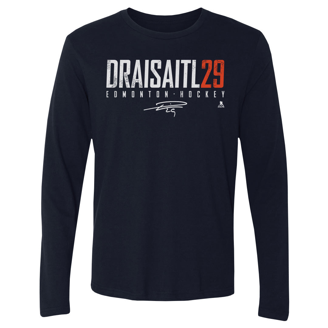 Leon Draisaitl Men's Long Sleeve T-Shirt | 500 LEVEL