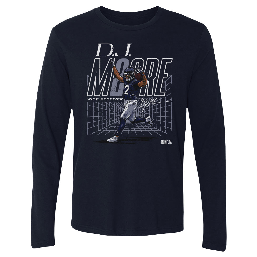 D.J. Moore Men's Long Sleeve T-Shirt | 500 LEVEL