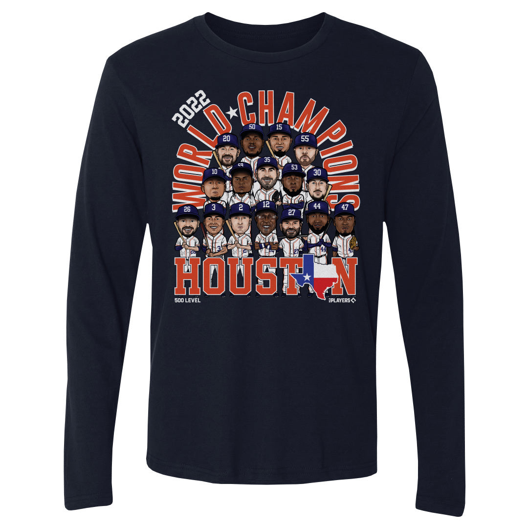 Houston Men's Long Sleeve T-Shirt | 500 LEVEL