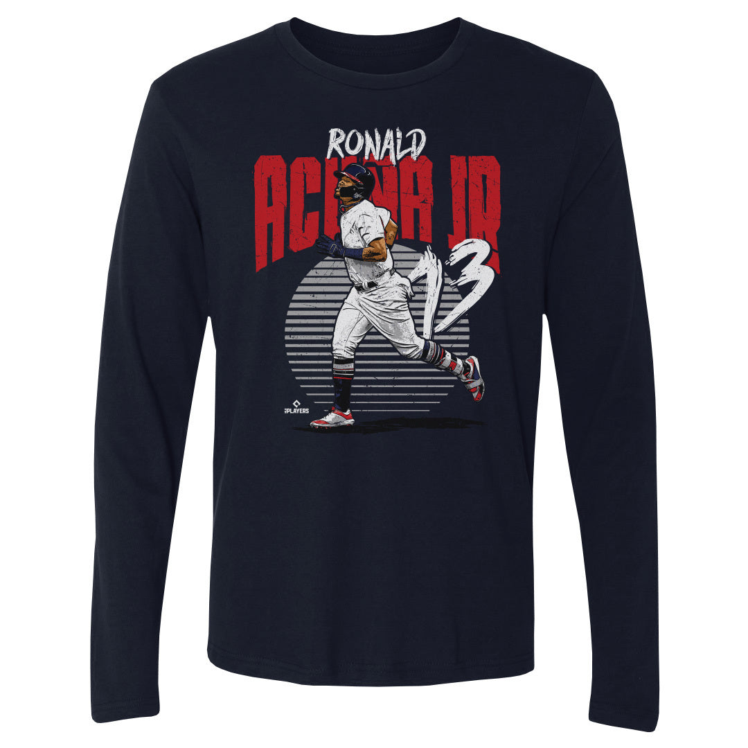 Ronald Acuna Jr. Men's Long Sleeve T-Shirt | 500 LEVEL