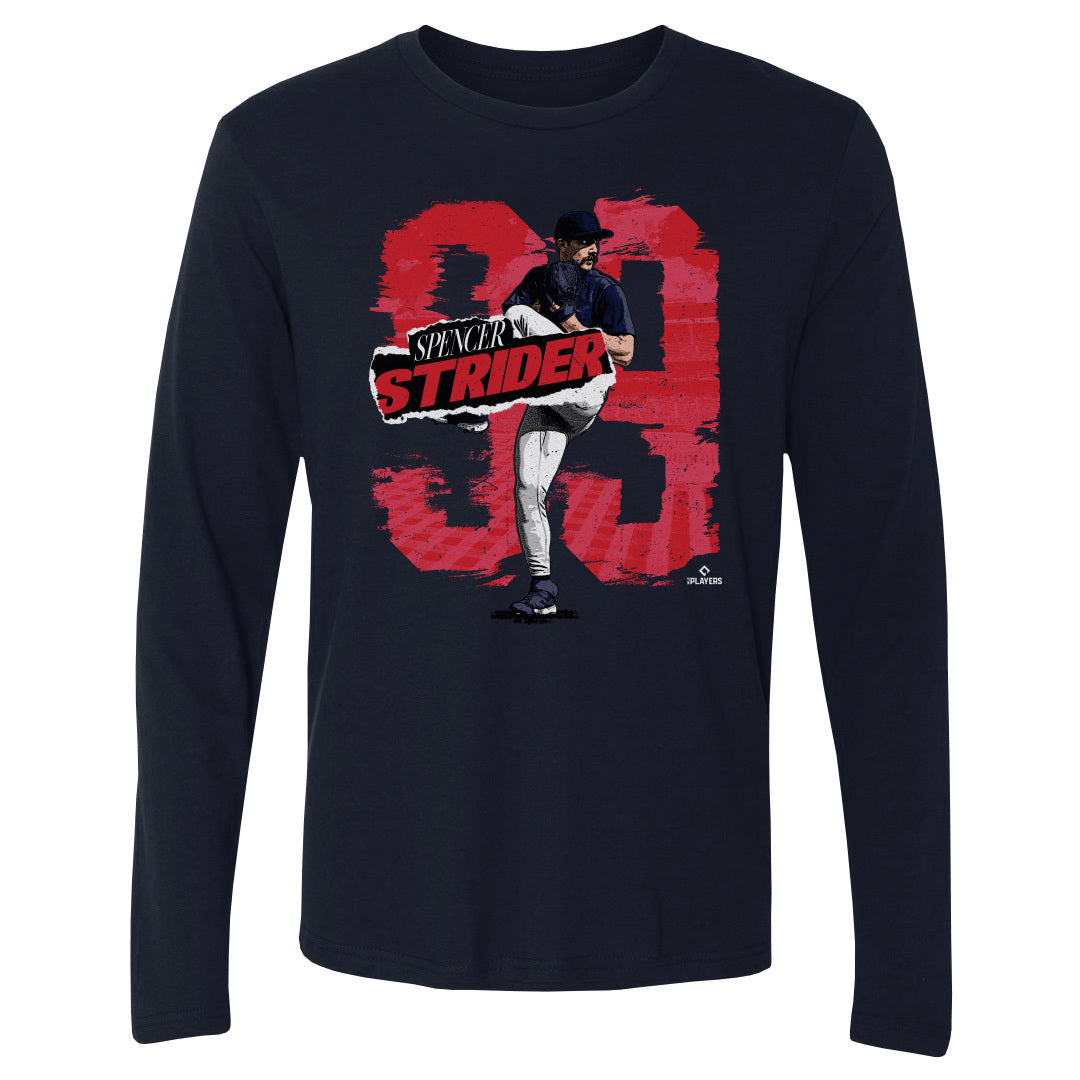 Spencer Strider Men's Long Sleeve T-Shirt | 500 LEVEL