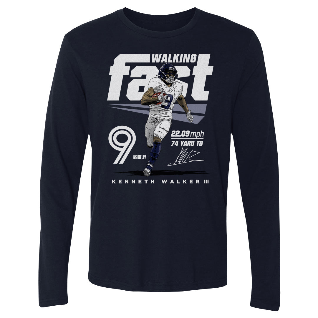 Kenneth Walker III Men's Long Sleeve T-Shirt | 500 LEVEL