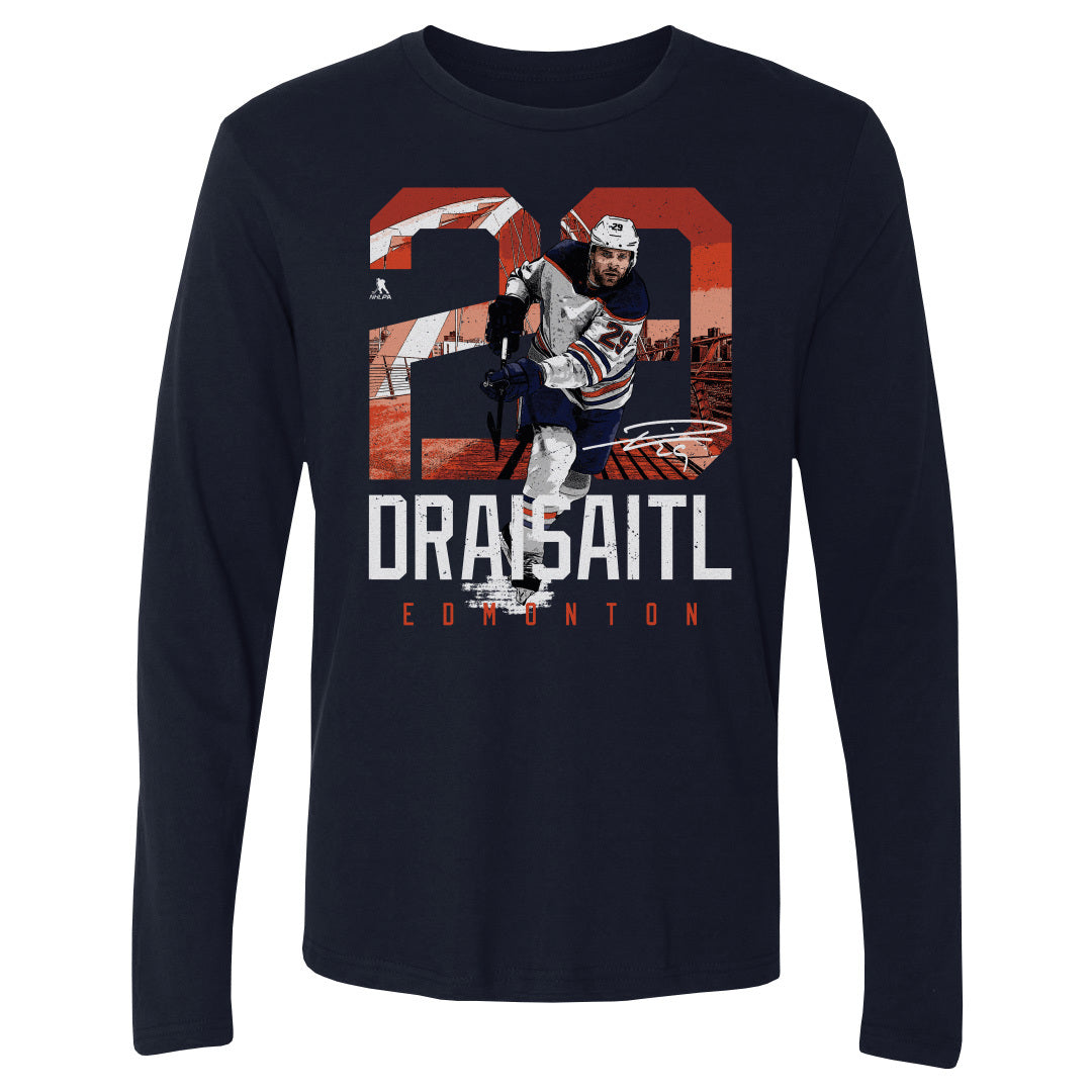 Leon Draisaitl Men's Long Sleeve T-Shirt | 500 LEVEL