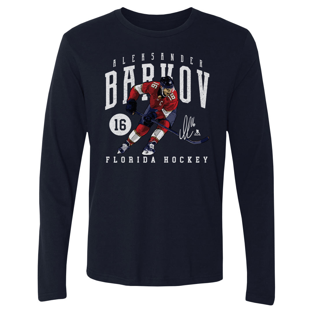 Aleksander Barkov Men's Long Sleeve T-Shirt | 500 LEVEL