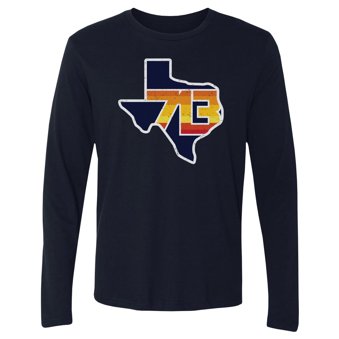 Houston Men's Long Sleeve T-Shirt | 500 LEVEL