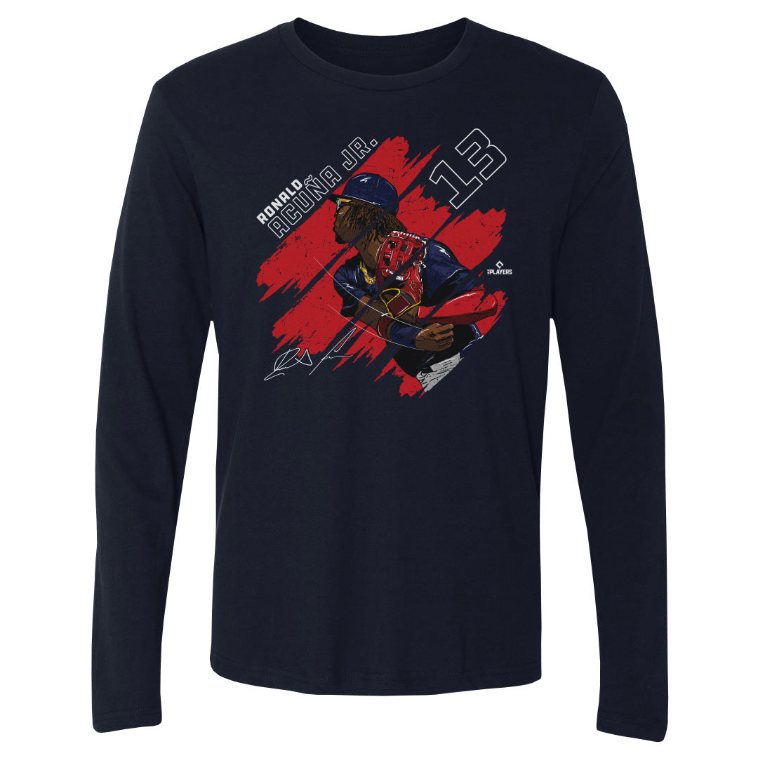 Ronald Acuna Jr. Men's Long Sleeve T-Shirt | 500 LEVEL