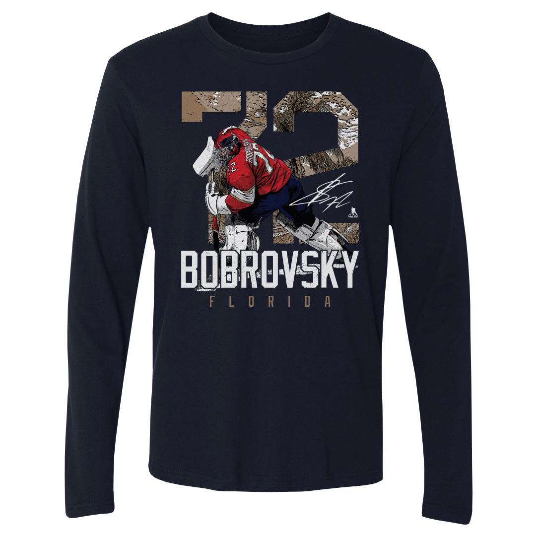 Sergei Bobrovsky Men's Long Sleeve T-Shirt | 500 LEVEL