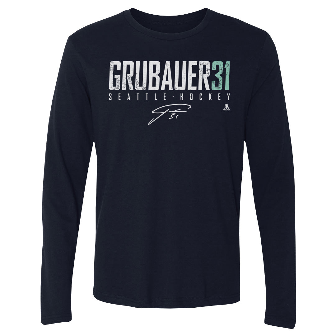 Philipp Grubauer Men's Long Sleeve T-Shirt | 500 LEVEL