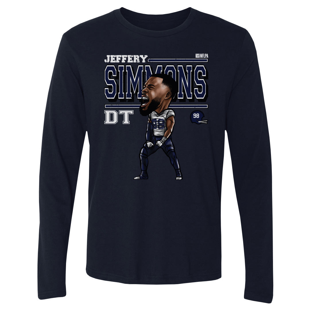Jeffery Simmons Men's Long Sleeve T-Shirt | 500 LEVEL