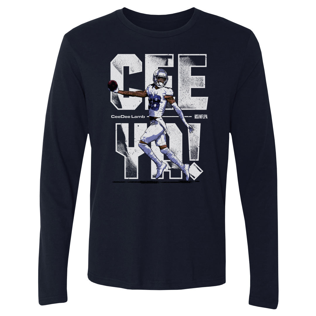 CeeDee Lamb Men's Long Sleeve T-Shirt | 500 LEVEL