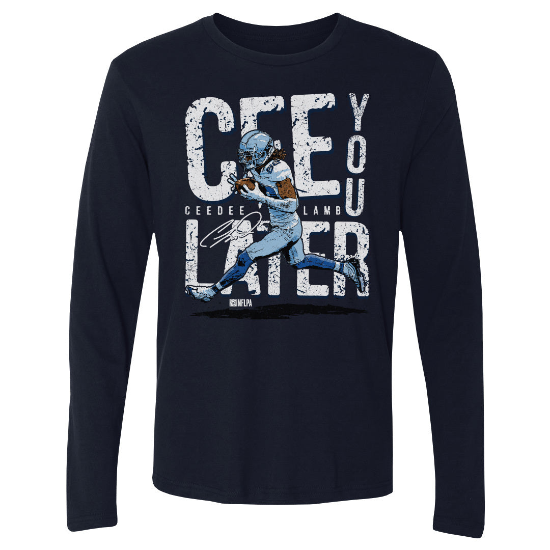 CeeDee Lamb Men's Long Sleeve T-Shirt | 500 LEVEL