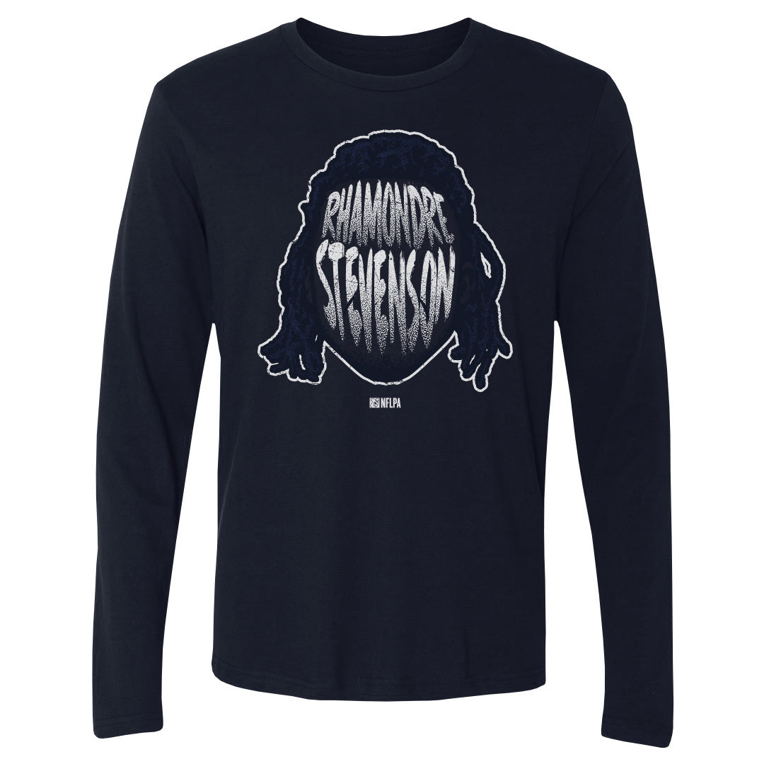 Rhamondre Stevenson Men's Long Sleeve T-Shirt | 500 LEVEL