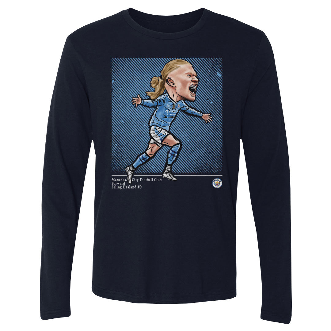 Erling Haaland Men's Long Sleeve T-Shirt | 500 LEVEL