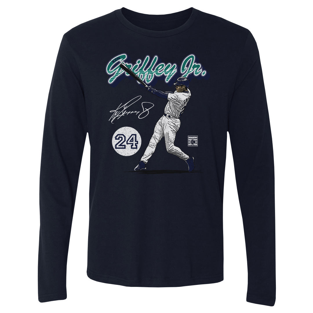 Ken Griffey Jr. Men's Long Sleeve T-Shirt | 500 LEVEL