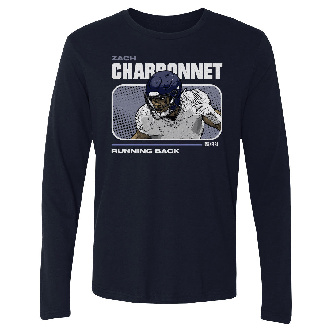 Zach Charbonnet Men's Long Sleeve T-Shirt | 500 LEVEL