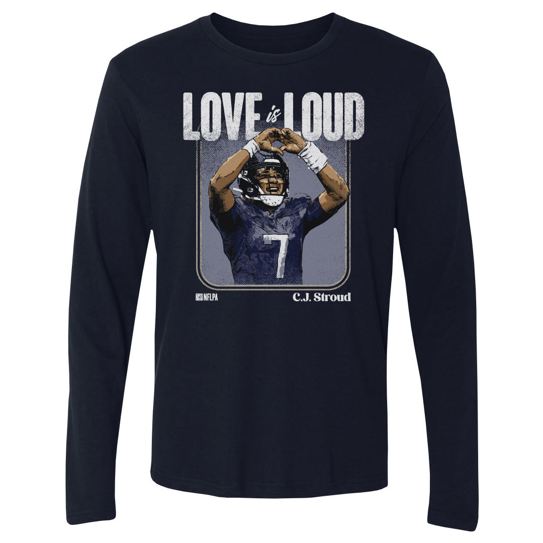 C.J. Stroud Men's Long Sleeve T-Shirt | 500 LEVEL