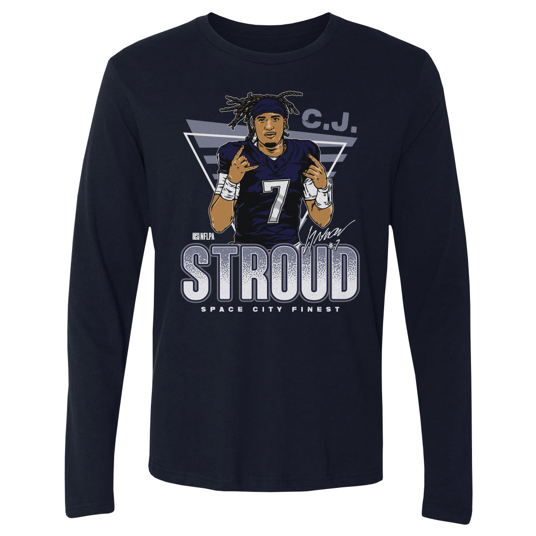 C.J. Stroud Men's Long Sleeve T-Shirt | 500 LEVEL