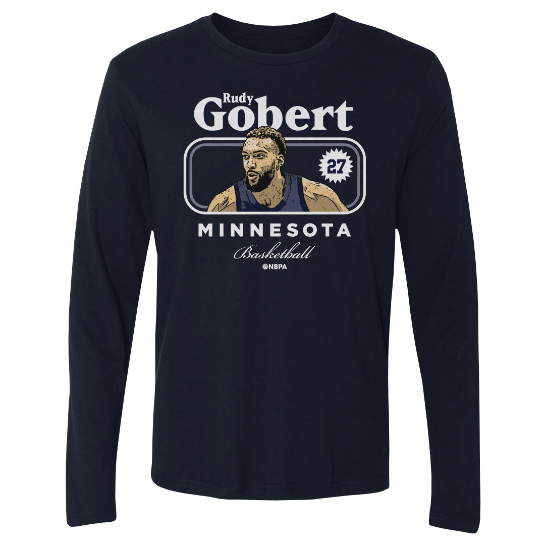 Rudy Gobert Men's Long Sleeve T-Shirt | 500 LEVEL