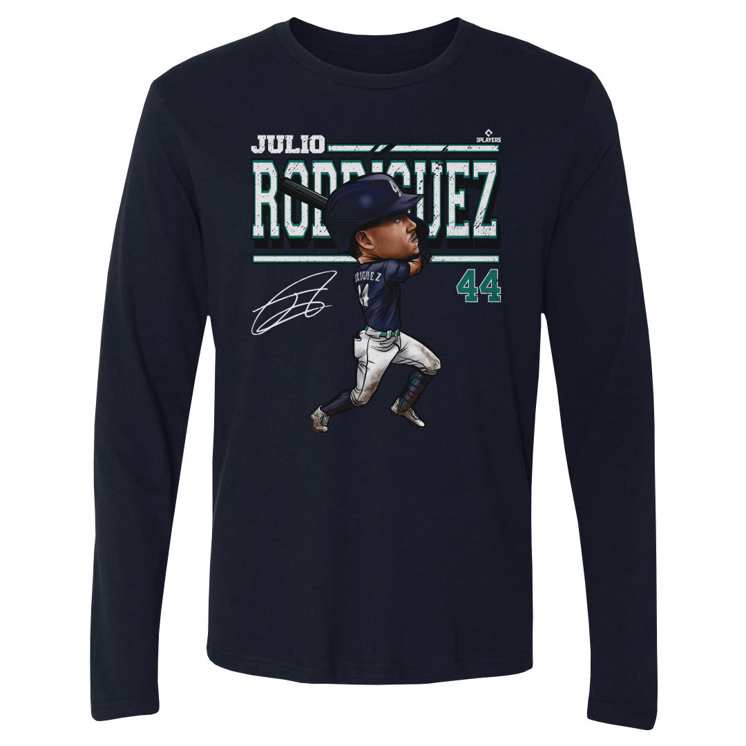 Julio Rodriguez Men's Long Sleeve T-Shirt | 500 LEVEL