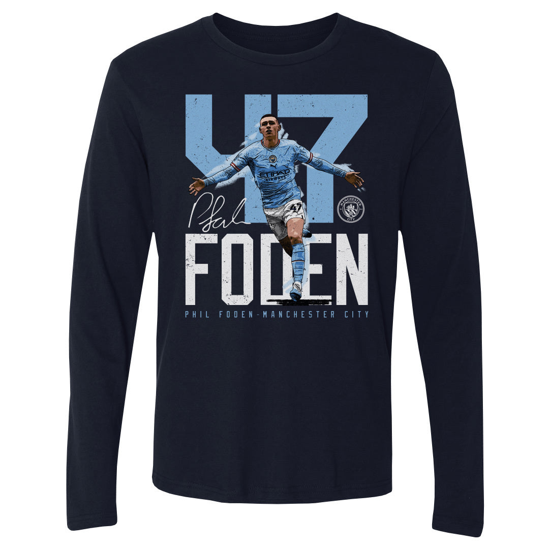 Phil Foden Men's Long Sleeve T-Shirt | 500 LEVEL