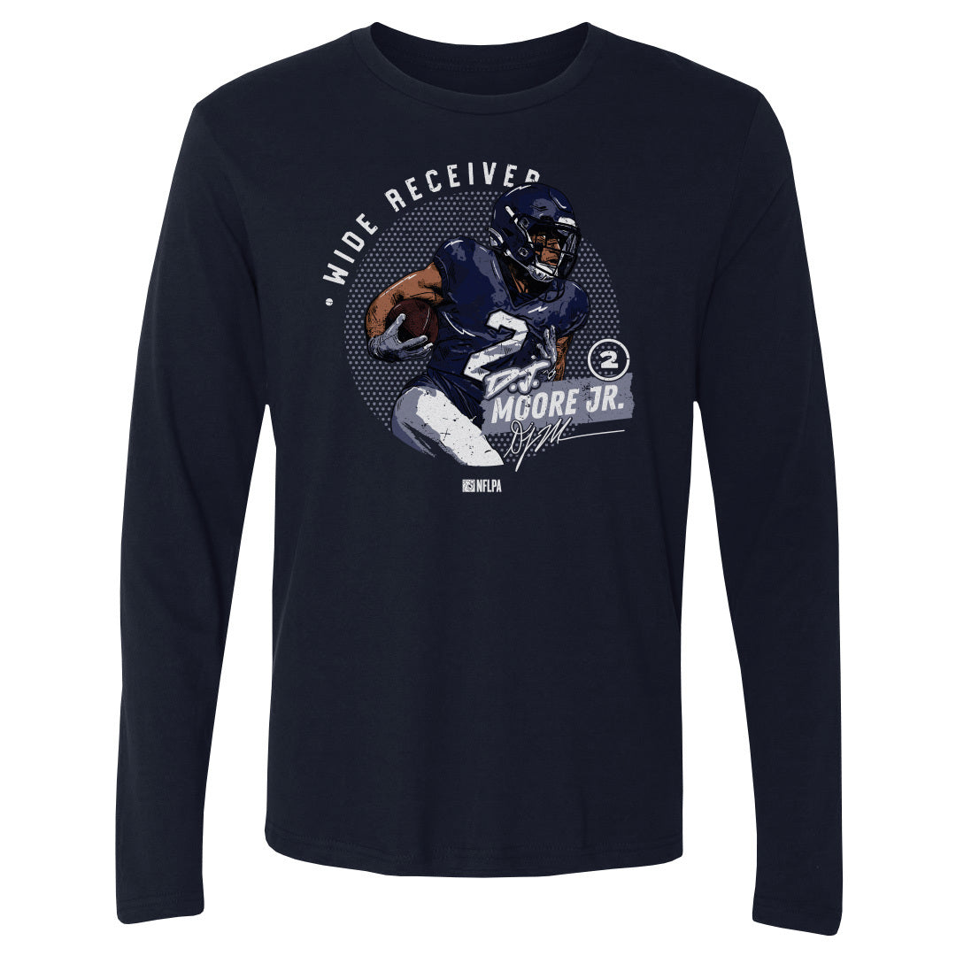 D.J. Moore Men's Long Sleeve T-Shirt | 500 LEVEL
