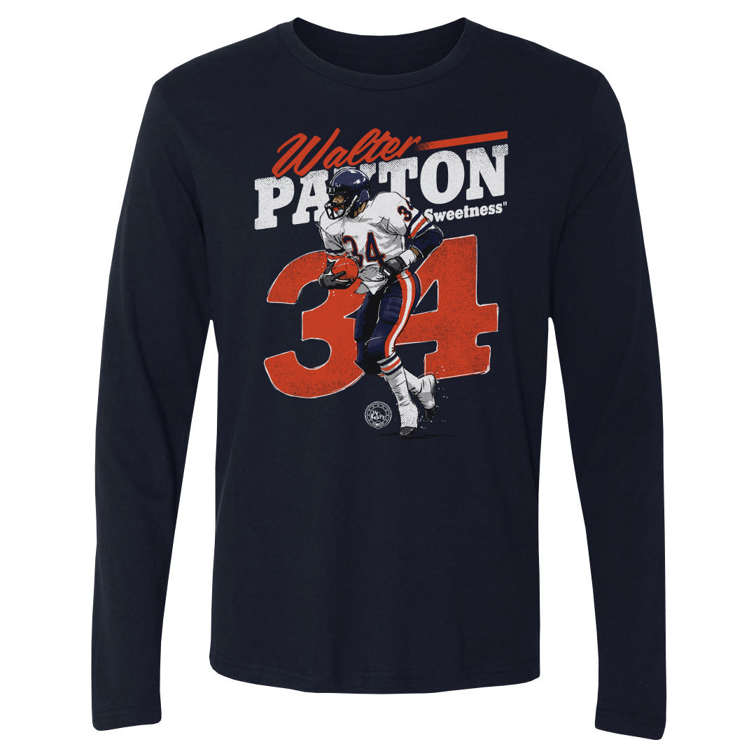 Walter Payton Men's Long Sleeve T-Shirt | 500 LEVEL