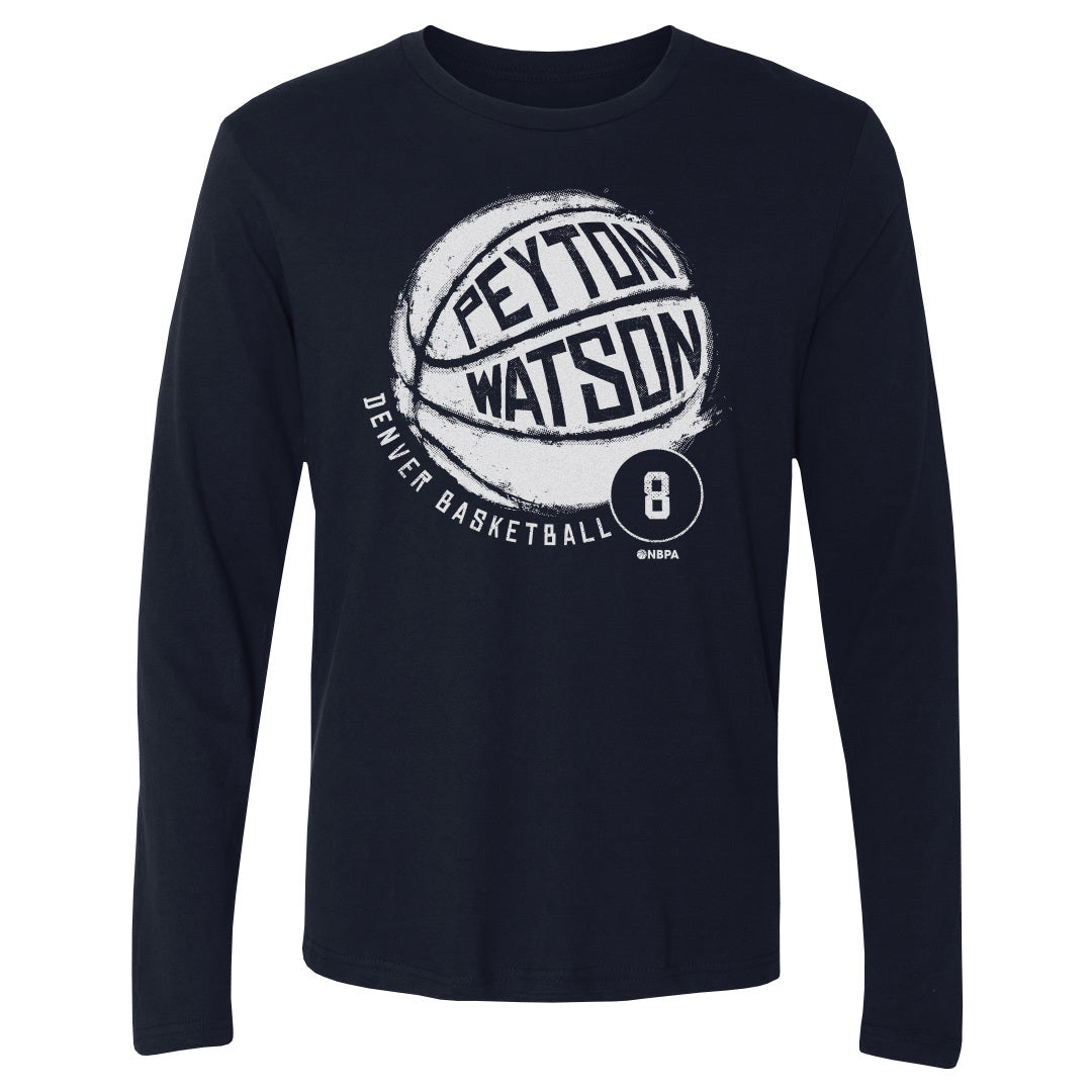 Peyton Watson Men's Long Sleeve T-Shirt | 500 LEVEL