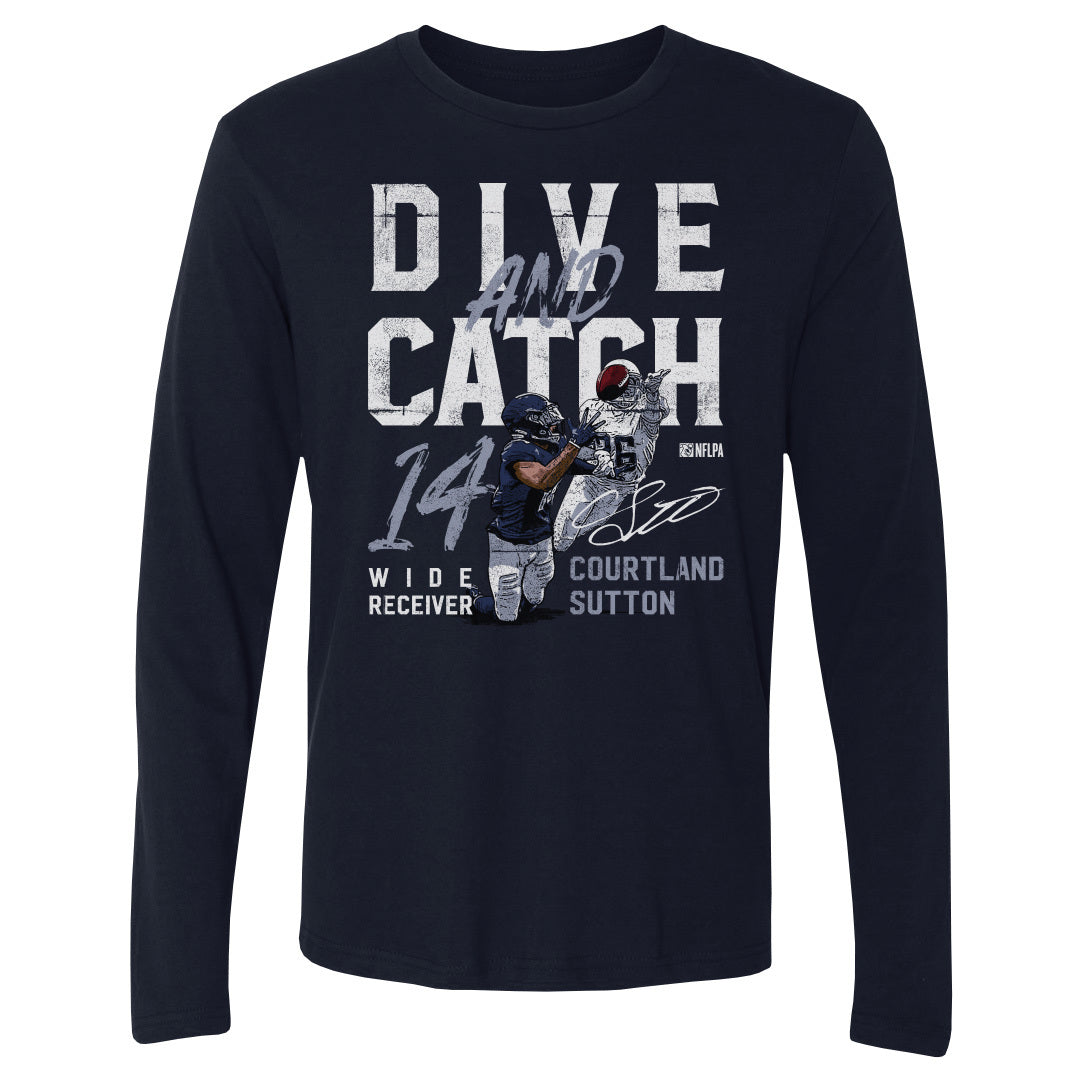 Courtland Sutton Men's Long Sleeve T-Shirt | 500 LEVEL