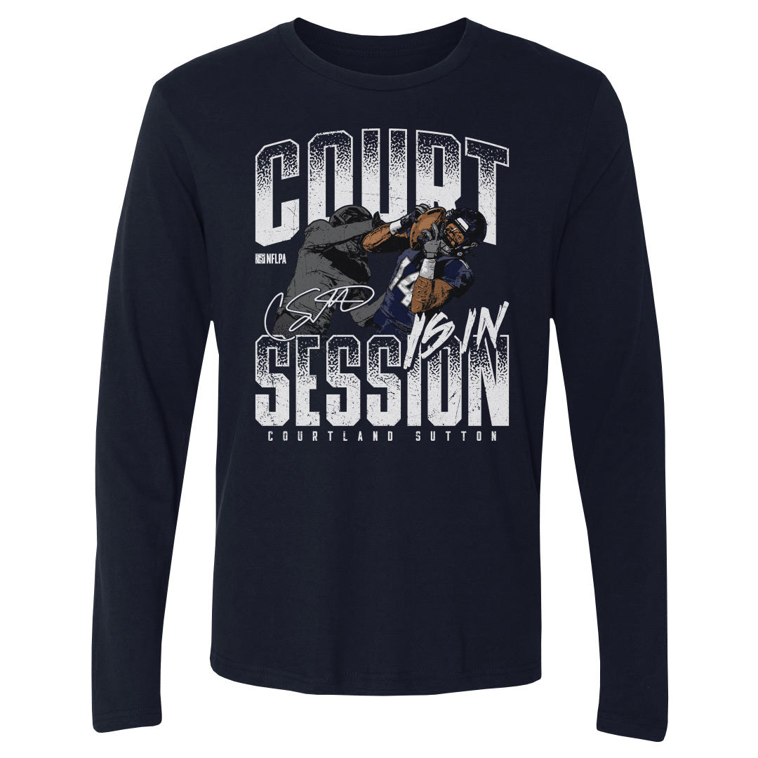 Courtland Sutton Men's Long Sleeve T-Shirt | 500 LEVEL