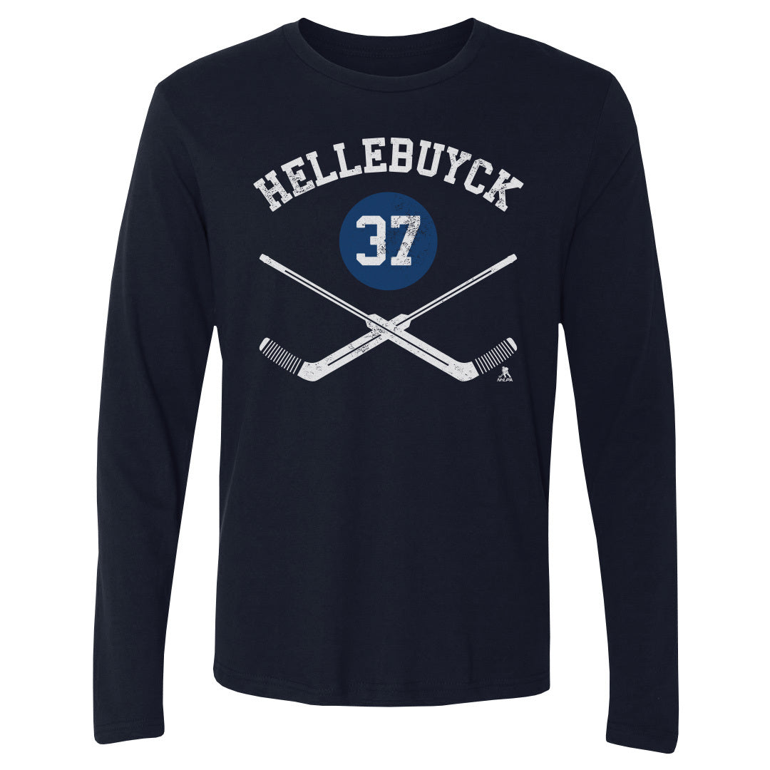 Connor Hellebuyck Men's Long Sleeve T-Shirt | 500 LEVEL
