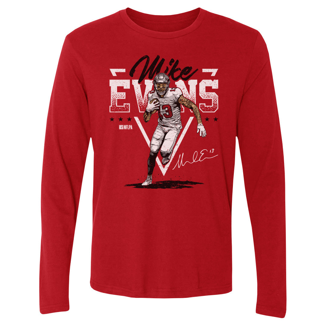 Mike Evans Men's Long Sleeve T-Shirt | 500 LEVEL