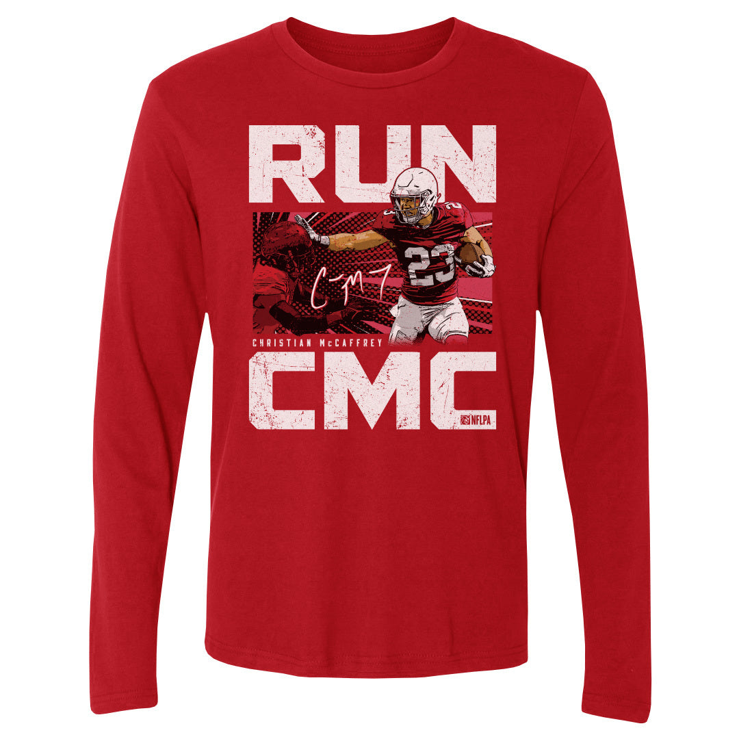 Christian McCaffrey Men's Long Sleeve T-Shirt | 500 LEVEL