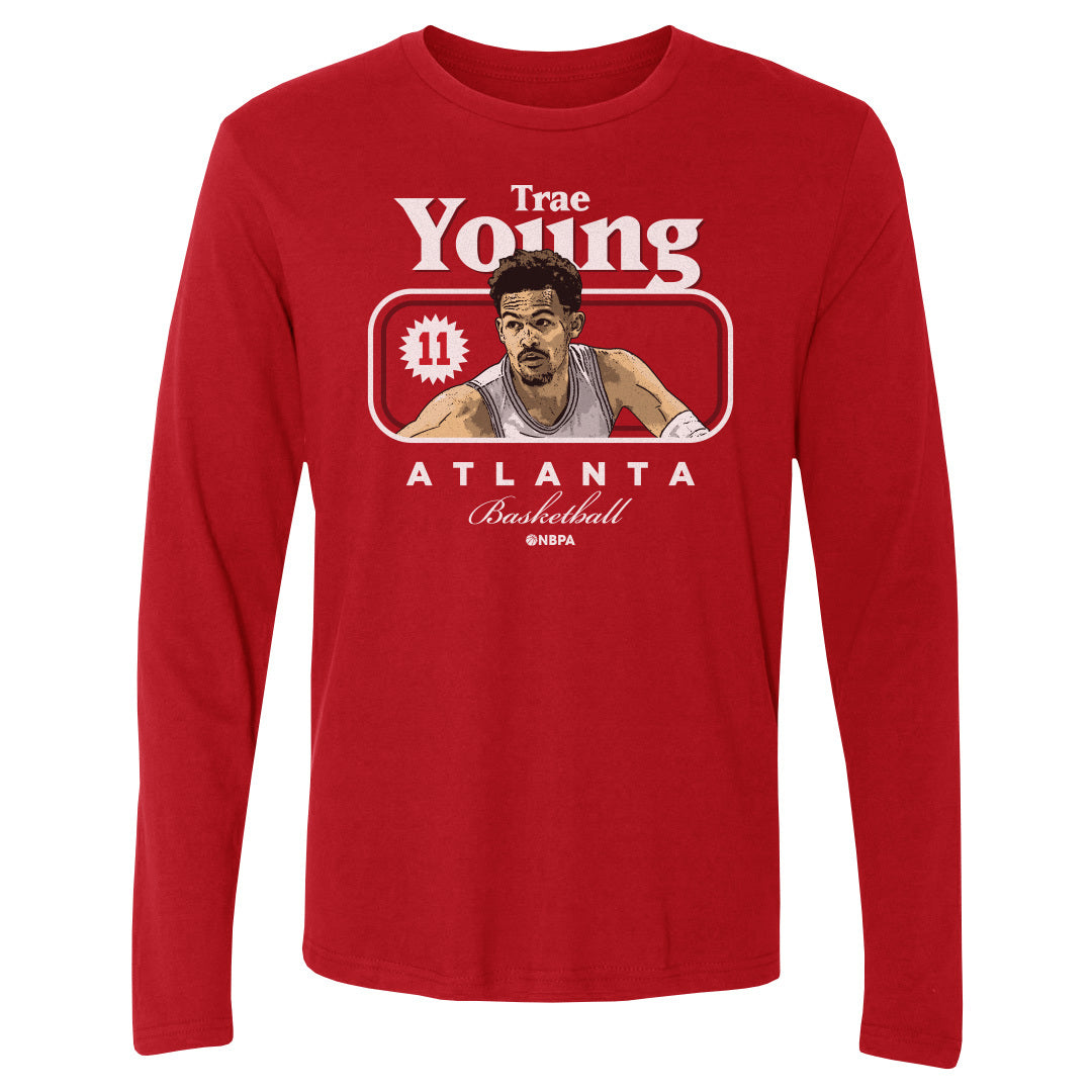 Trae Young Men's Long Sleeve T-Shirt | 500 LEVEL