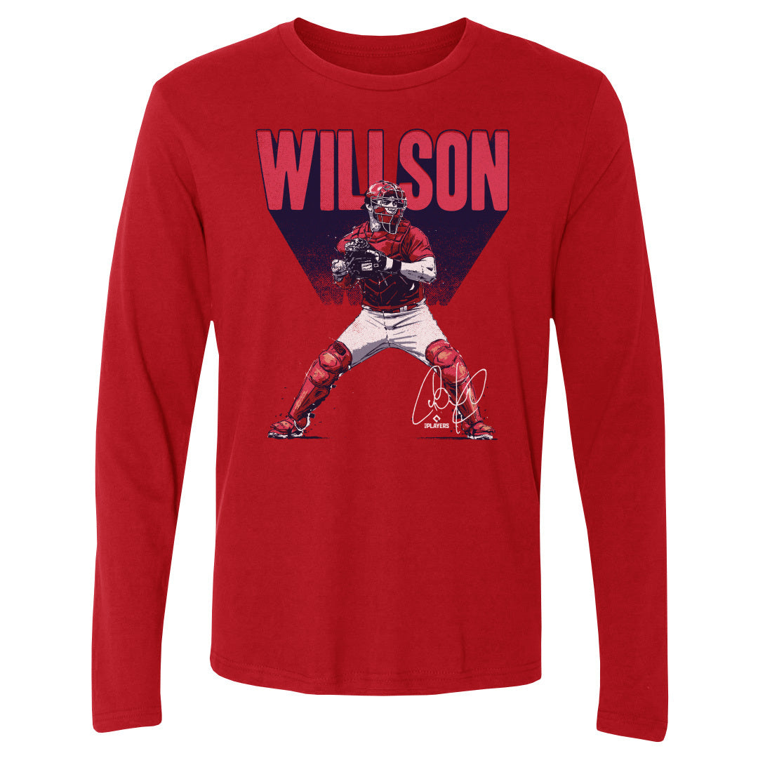 Willson Contreras Men's Long Sleeve T-Shirt | 500 LEVEL