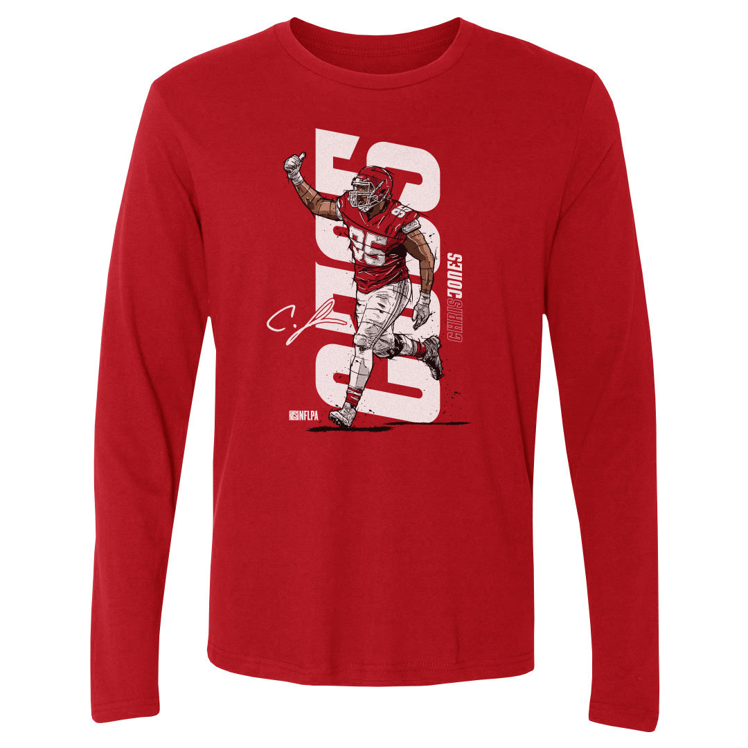 Chris Jones Men's Long Sleeve T-Shirt | 500 LEVEL