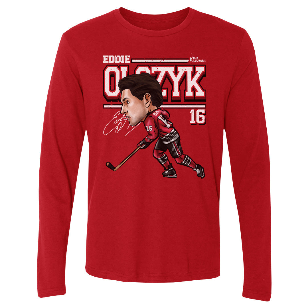 Eddie Olczyk Men's Long Sleeve T-Shirt | 500 LEVEL