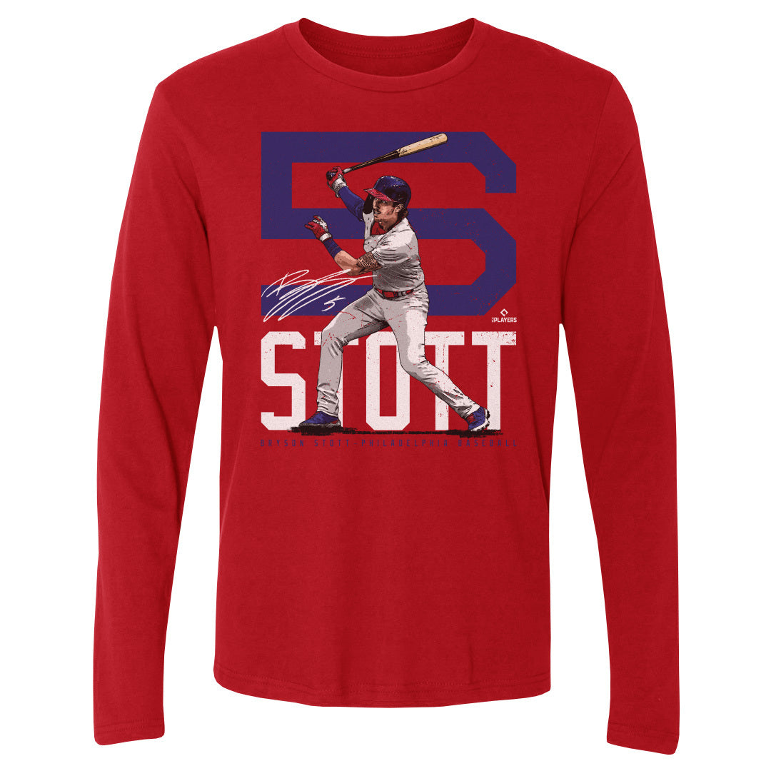 Bryson Stott Men's Long Sleeve T-Shirt | 500 LEVEL