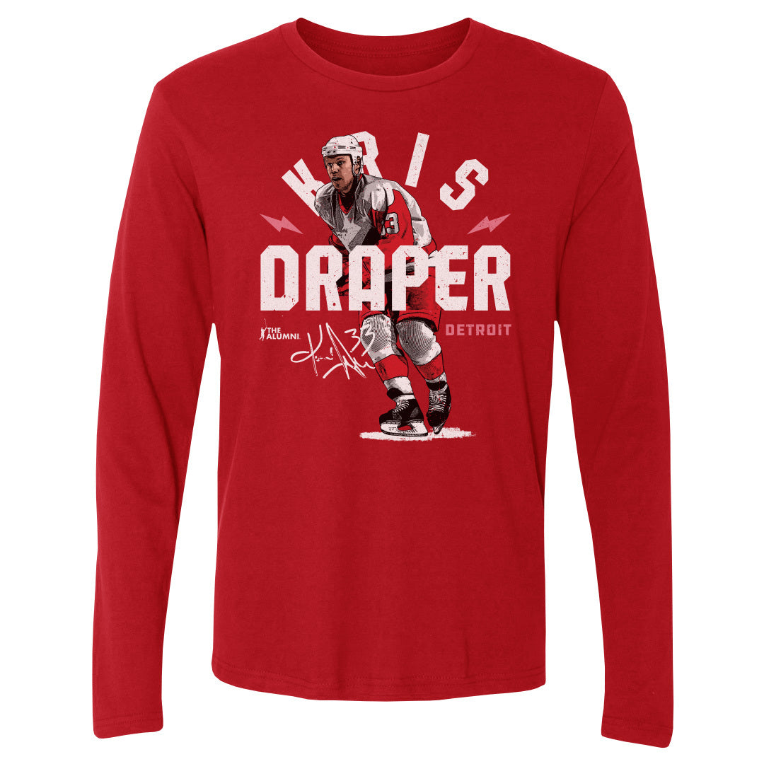 Kris Draper Men's Long Sleeve T-Shirt | 500 LEVEL