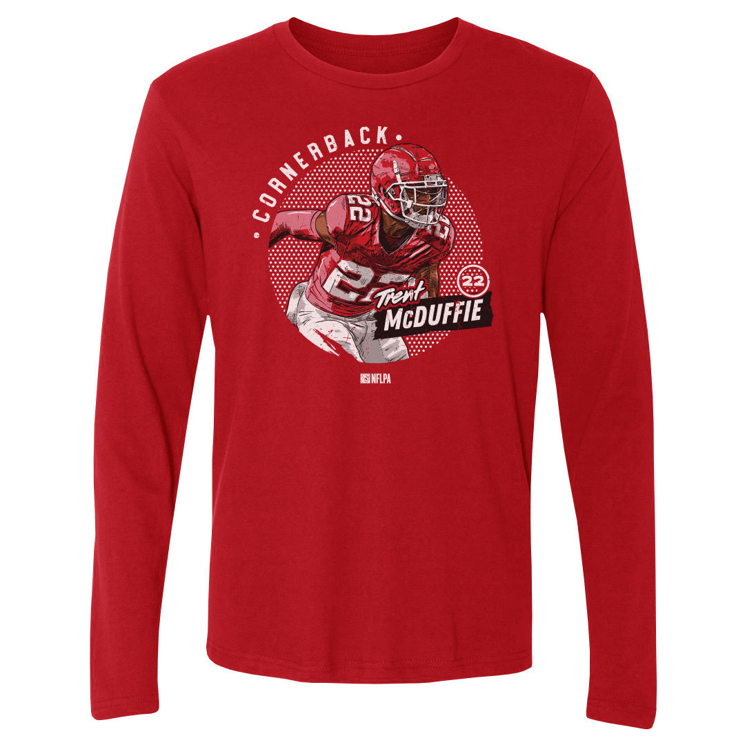 Trent McDuffie Men's Long Sleeve T-Shirt | 500 LEVEL