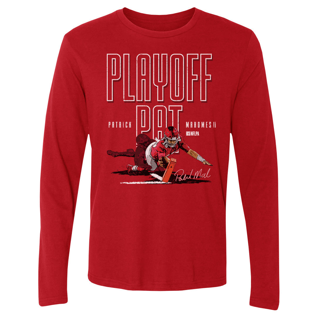 Patrick Mahomes Men's Long Sleeve T-Shirt | 500 LEVEL