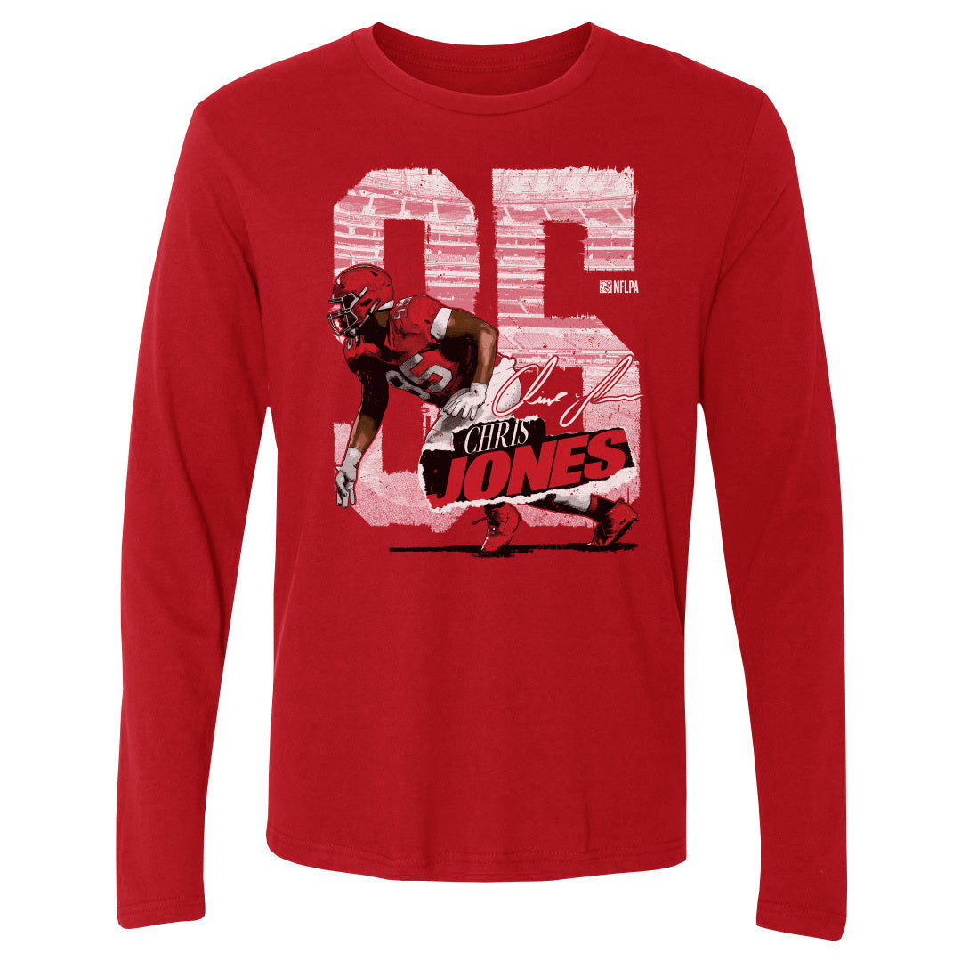Chris Jones Men's Long Sleeve T-Shirt | 500 LEVEL