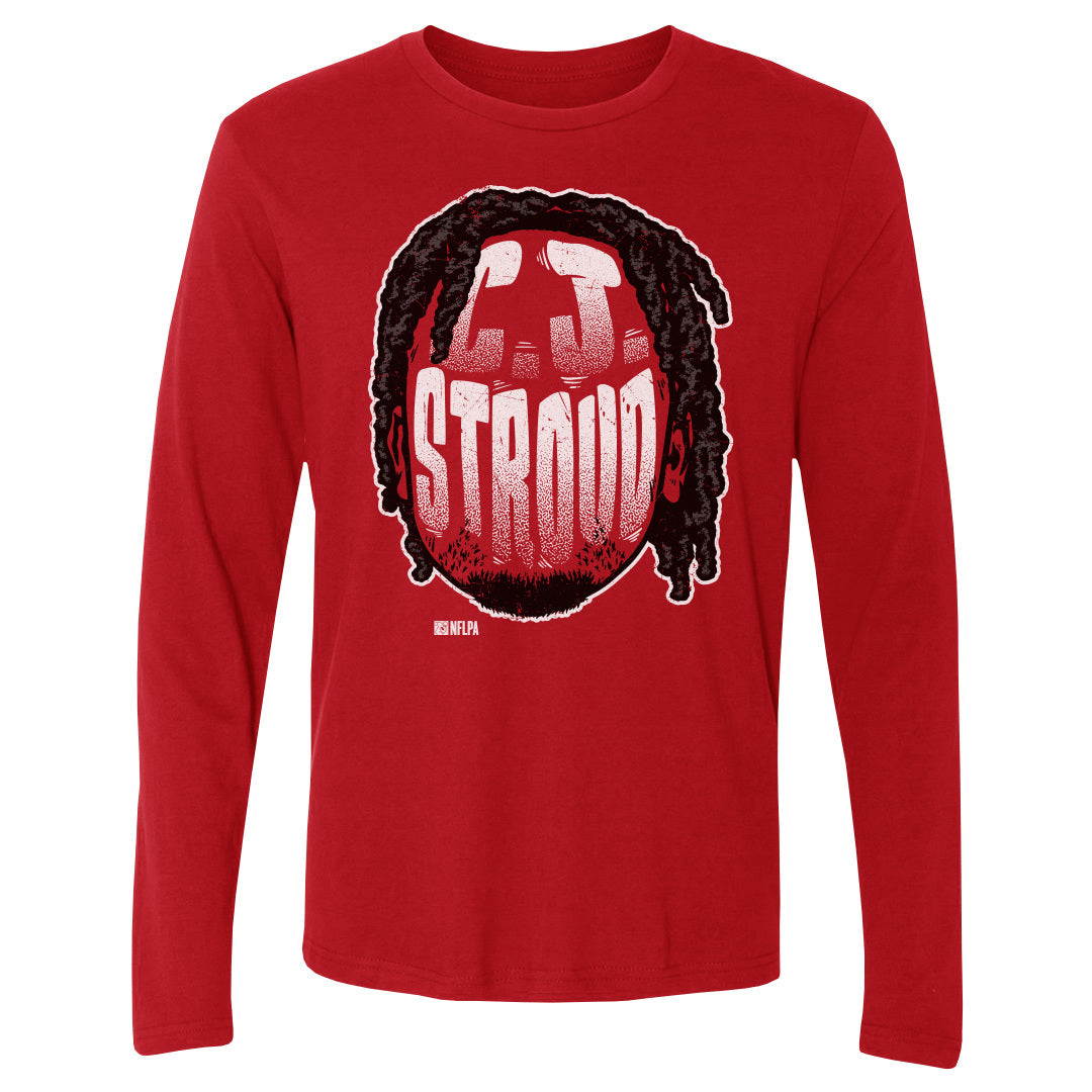 C.J. Stroud Men's Long Sleeve T-Shirt | 500 LEVEL